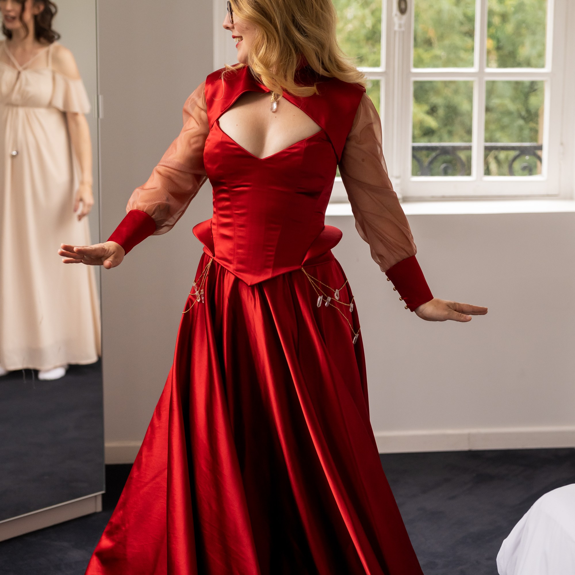 Robe corsetée Apolline, par Charlie Grilhé, photo Stephanie Maier Photographe